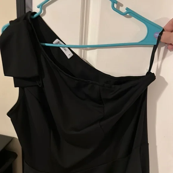 Jasambac | Dresses | One Shoulder Black Flowy Dress With Pockets | Poshmark Jasambac | Dresses | One Shoulder Black Flowy Dress With Pockets | Poshmark